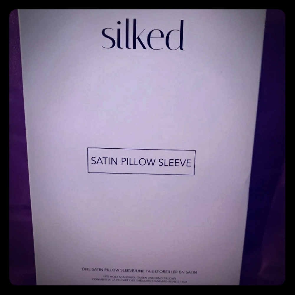 Silked satin pillow